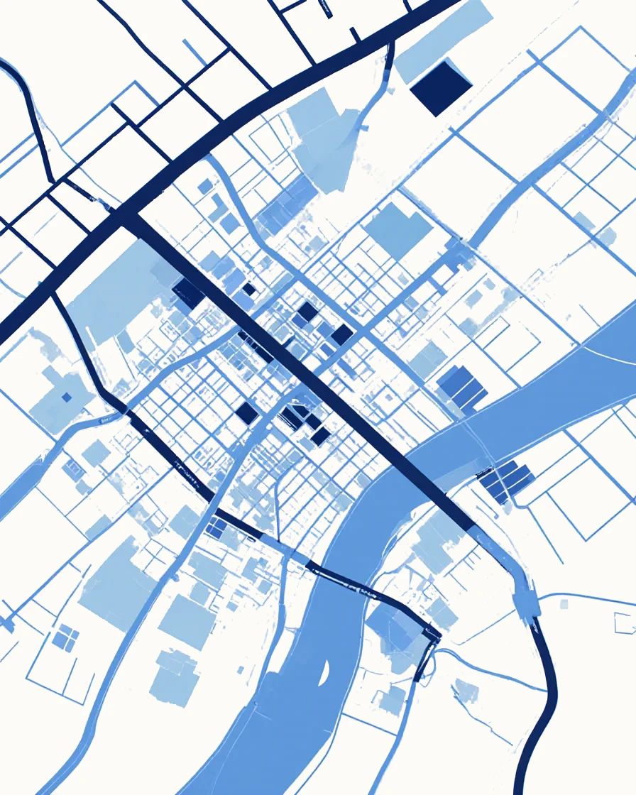 Map of the Bucharest office
